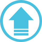 icon with upward sign representing detailed information about Quick Submittals